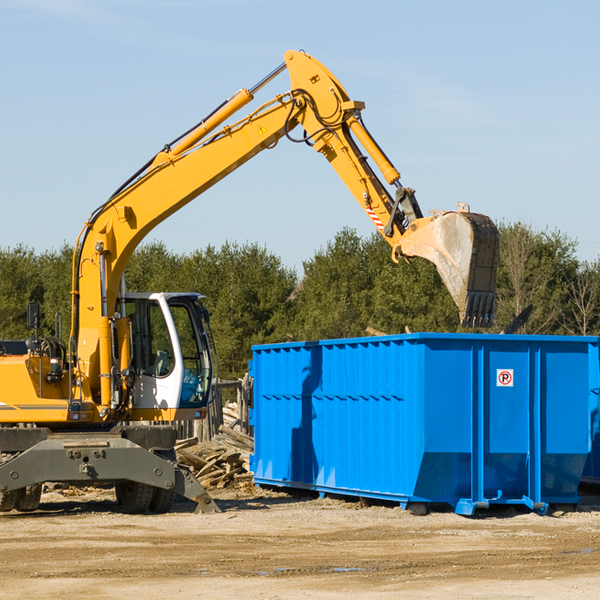 can i rent a residential dumpster for a construction project in Visalia California